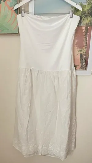 Peppermayo Cherry Skies Midi Dress - White US 10 thumbnail 1