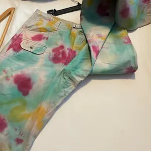 Columbia Sportswear Size 8 Womens Tie Dye Tye Pants‎ Slacks Straight Khaki thumbnail 8