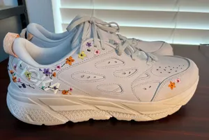 Hoka x Anthro Vibrant Bloom Clifton Sneakers Women Size 14 Men 13 NWOT thumbnail 1