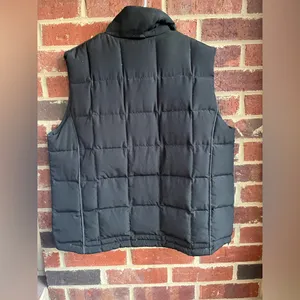 Columbia Black Puffer Down Feather Vest Size XL thumbnail 3