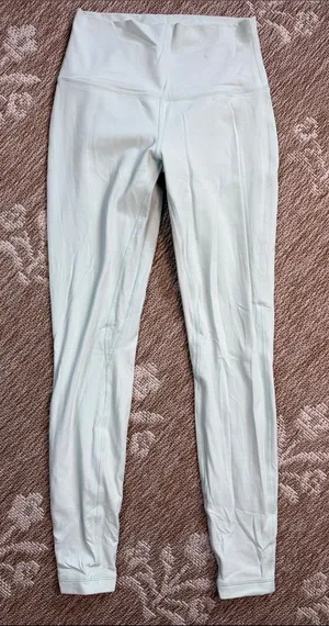 Lululemon High-Waist Women’s Performance Leggings in Light Mint thumbnail 1