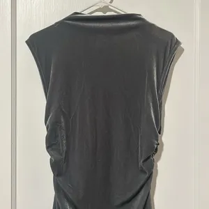 Reformation Alden Knit Dress Silver Velvet New Size Medium thumbnail 5