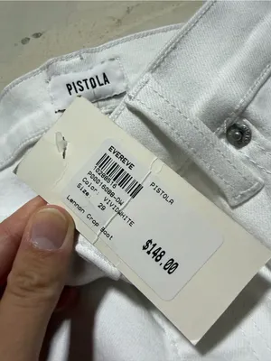 Pistola NWT Lennon crop boot Women’s White Jeans 29 MSRP$148 thumbnail 9