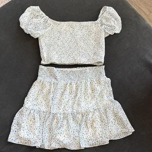 Floral Matching Set Blue Size M thumbnail 1