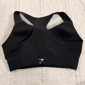 Gymshark‎ Black Mesh Racerback Padded Sports Bra GLSB5055 Womens Size Small thumbnail 3