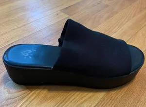 Black Chunky Platforms Size 9 thumbnail 1