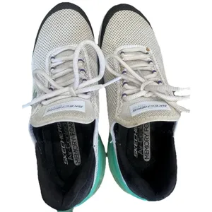 Skechers Skech-Air Stratus White Memory Foam Sneakers Size 9 thumbnail 3