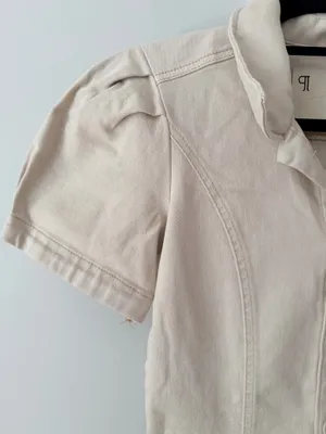 Anthropologie Pilcro The Kit Utility Romper in Beige , Size 6 thumbnail 9