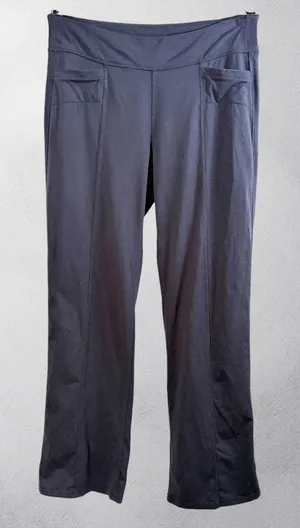 ATHLETA Pocket High-Rise Straight Leg Yoga Pants‎ Black, (XL) thumbnail 1