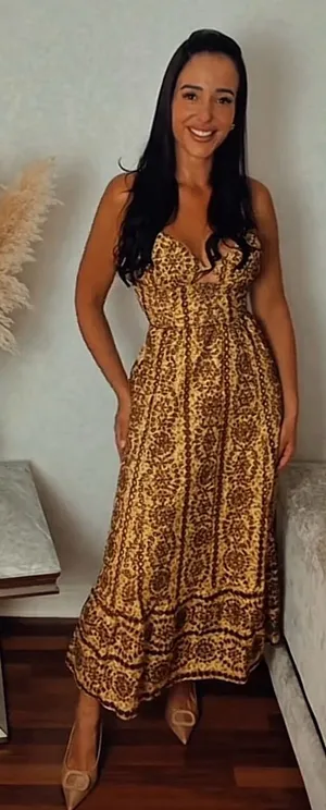 Zara embroidery eyelet cut out maxi dress thumbnail 1