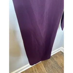 SOLACE LONDON Plum Purple Lydia One-Sleeve Cape Effect Cady Maxi Dress US 4 thumbnail 15