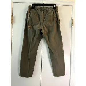 Free People Khaki Army Green Pants size XS thumbnail 3