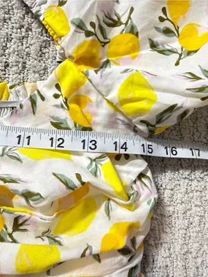 TRIXXI Los Angeles Lemon Print Puff Sleeve Mini Dress Size M NWT thumbnail 9