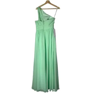 Azazie Molly Mint Bright Green‎ Formal Bridesmaid Dress A6 thumbnail 5