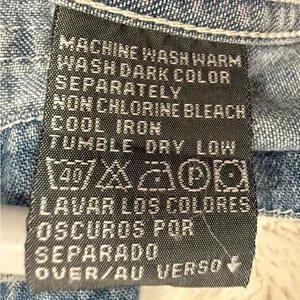 Vintage 90s Liz Claiborne Denim Vest Large thumbnail 3
