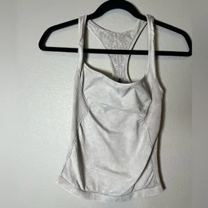 (IR) NWOT Free People Movement Good Karma Long Tank in Vintage Ice Grey thumbnail 4