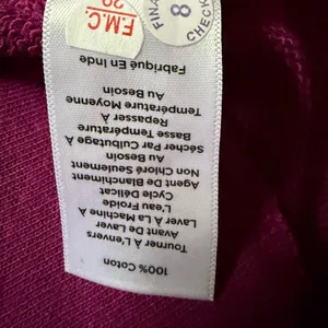 Talbots Ruffle Trim Raglan Purple Sweater Gold Buttons Cottage Boho Size Medium thumbnail 8