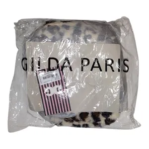 Gilda Paris Leopard Print Faux Fur Mini Backpack One Size Beige Brown NWT thumbnail 4