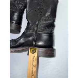 Lucchese Women 5B Classics Roper Black Boots L5512RR L4002 57943 Made In USA thumbnail 14