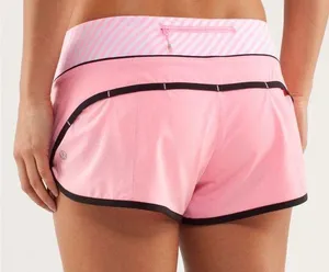 ၁၇Lululemon Run: Speed Short Pink Shell / Classic Stripe White Pink Shell / Blac thumbnail 1