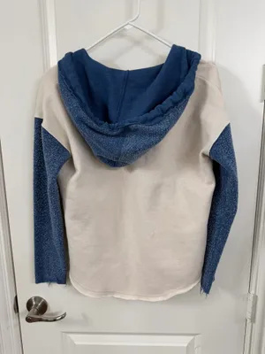 Billabong Blue and Cream V-Neck Sweater thumbnail 3