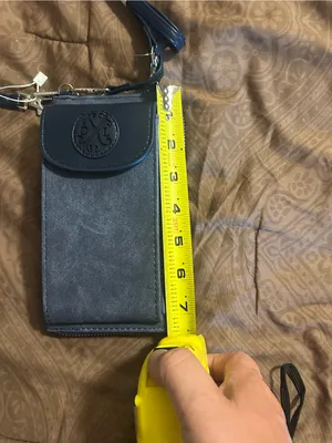 Christian Lacroix Indigo Denim Phone Crossbody Wristlet thumbnail 5