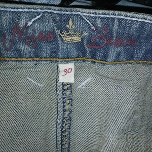 Miss Bisou S Y2K Stitched Star Flap Rivet Pockets Jeans Mini Skirt thumbnail 9