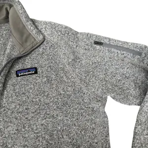 Patagonia Better Sweater 1/4 Zip Fleece Jacket Sz L Heather Gray Outdoors thumbnail 4