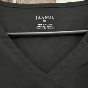 Jaanuu women’s 3-pocket mock wrap scrub top thumbnail 4