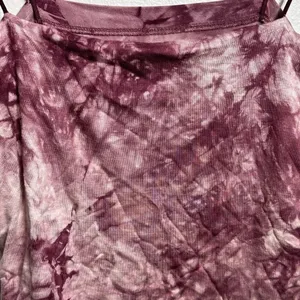 American Eagle Women Tie Dye Purple Crop Top Spaghetti Strap Size Large.‎ thumbnail 3