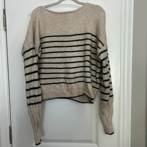 Madewell Stripe V-Neck Wedge Sweater thumbnail 5