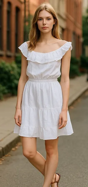 Ralph Lauren NWT LAUREN RALPH WHITE OFF THE SHOULDER EYELET EMBROIDERY BOHEMIAN DRESS thumbnail 1