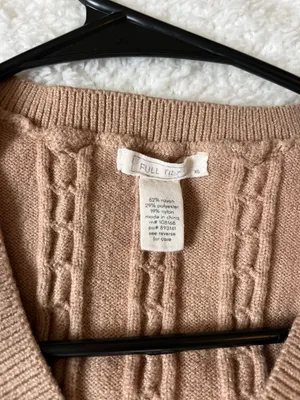 Cropped Sweater Vest thumbnail 3