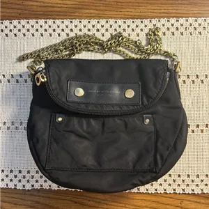 Marc by Women's Nylon Crossbody Handbag with Gold Chain thumbnail 1
