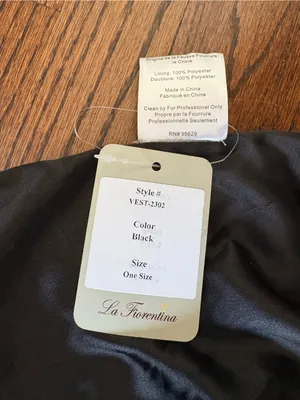 Vest Black Size undefined thumbnail 7