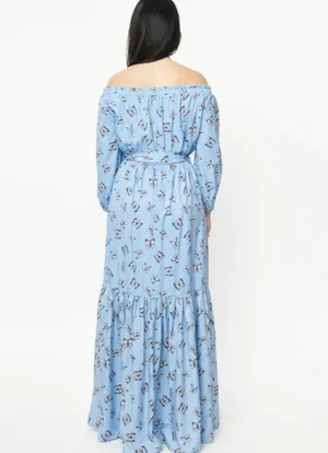 Unique Vintage Blue & Butterflies PLUS SIZE Sweet Escape Maxi Dress NWT | 2XL thumbnail 9