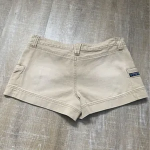 Vintage Periscope Y2K Khaki Cargo Shorts Low Rise Utility Mini Shorts 11 Bratz thumbnail 7