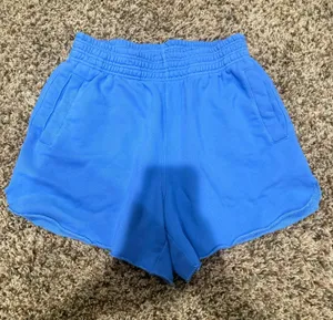 neon blue aerie shorts  thumbnail 1