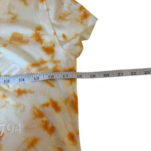 PINK Victoria's Secret University Of TN Orange White Tie Dye Shirt Large College thumbnail 9