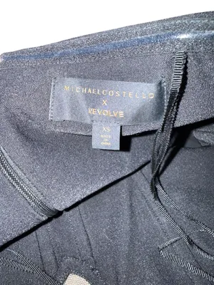 REVOLVE x Michael Costello Giada Mini Dress Black -sz XS thumbnail 6