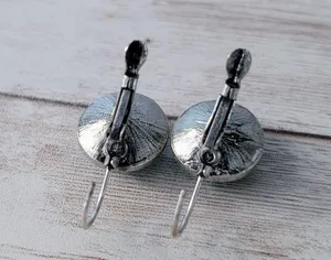 Turquoise Tone & Silver Tone Dangle Earrings for Pierced Ears thumbnail 7