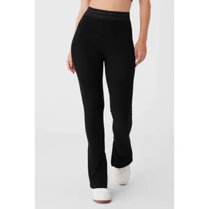 Alo Seamless Luxe Terry High Waist Cuddle Legging -New Women Black | Size: XXS thumbnail 2