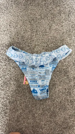 Strawberry Milk Mob Swimsuit Bottom Blue Size M thumbnail 4