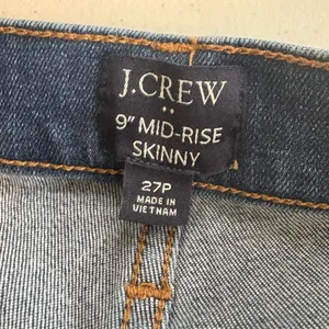 J. Crew‎ Factory Mid Rise Skinny Jeans 27 Petite GUC 0363 thumbnail 8