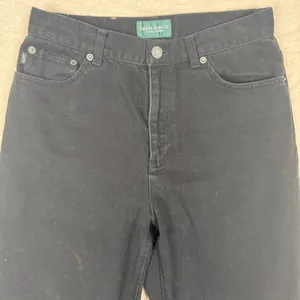 Lauren Jeans Co‎ Ralph Lauren Black Wash Straight Leg Denim Jeans Quiet Luxury thumbnail 3