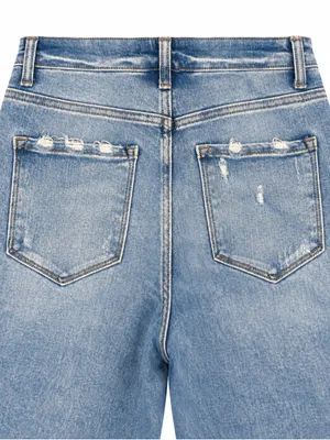 Lovervet by Vervet Jeans 30 High Rise Cropped Wide Leg Light Wash Denim thumbnail 4