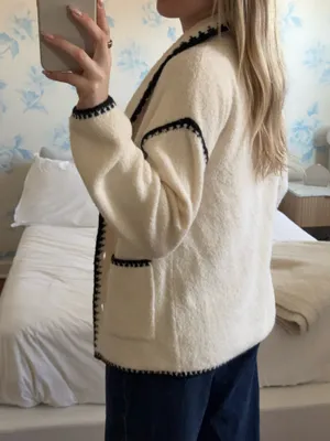 525 America Sweater White Black thumbnail 3
