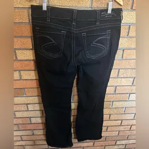 Silver Jeans Co Suki Bootcut Black Denim Jeans Women’s Size 32x32 thumbnail 3