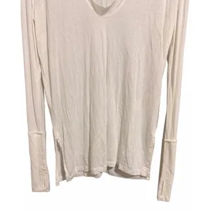 Free People We the Free Fresh & Clean Long Sleeve Top Ivory‎ Women's Size Small thumbnail 5