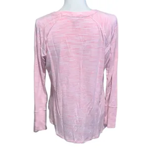 Champion Elite Women's Long Sleeve Shirt Athletic Stretchy pullover Pink thumbnail 7